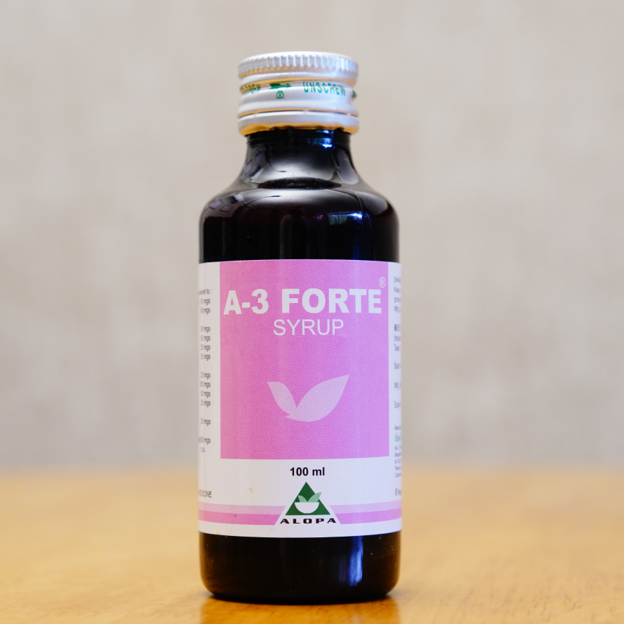 Herbal syrup for immunity and viral fever – A-3 Forte by Alopa