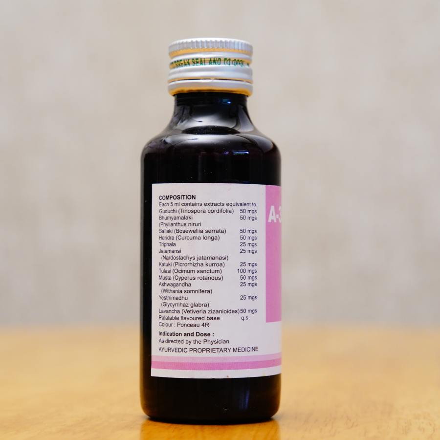 Herbal syrup for immunity and viral fever – A-3 Forte by Alopa