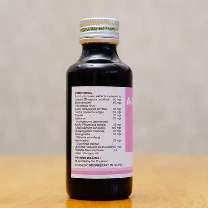 Herbal syrup for immunity and viral fever – A-3 Forte by Alopa