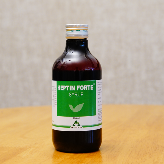 Herbal syrup for fatty liver and liver detox – Heptin Forte by Alopa