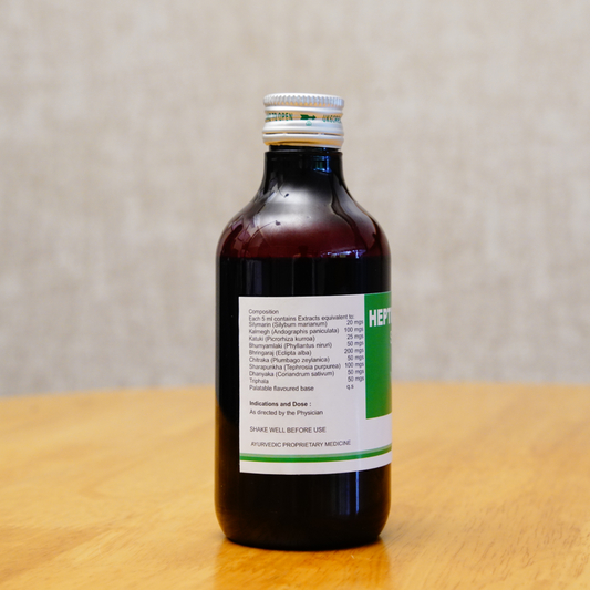 Herbal syrup for fatty liver and liver detox – Heptin Forte by Alopa