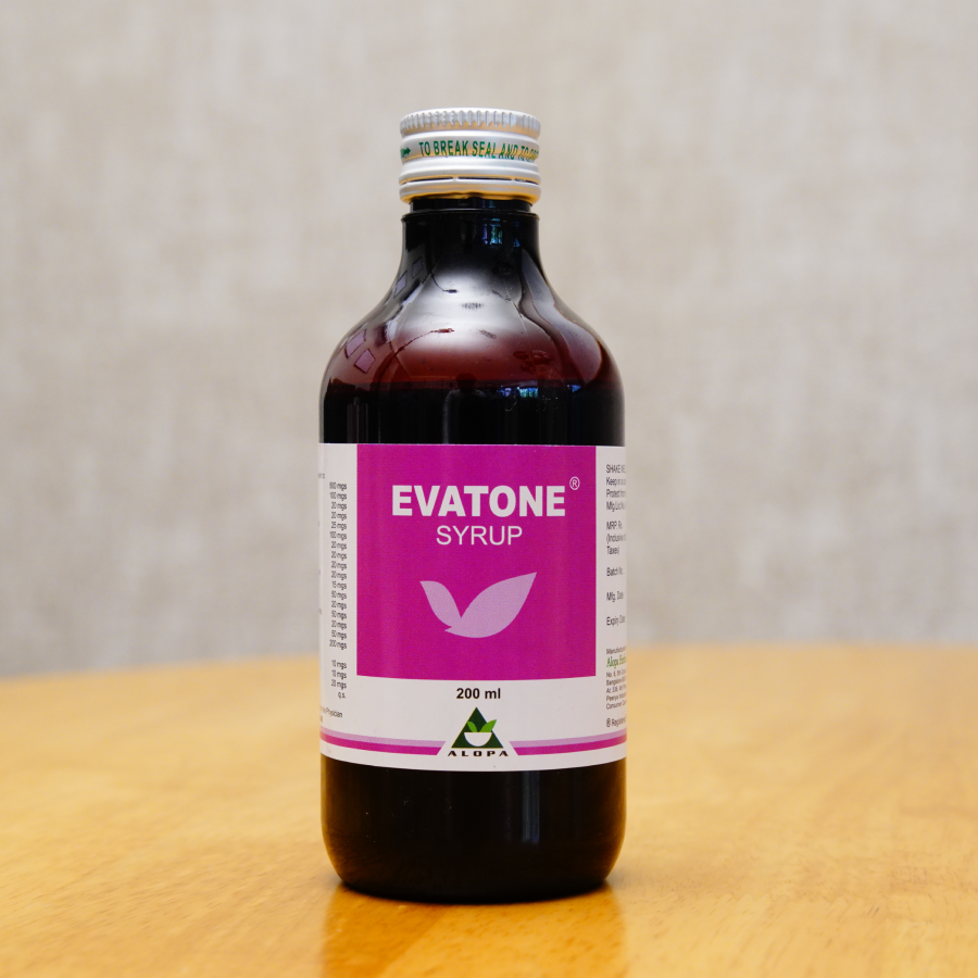 Ayurvedic syrup for uterine health and hormone support – Evatone by Alopa