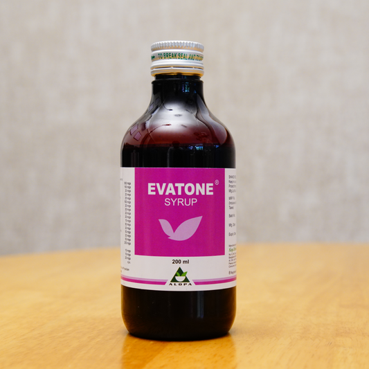 Ayurvedic syrup for uterine health and hormone support – Evatone by Alopa