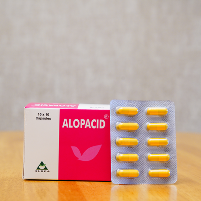 Natural antacid and gut healing capsules – Alopacid by Alopa