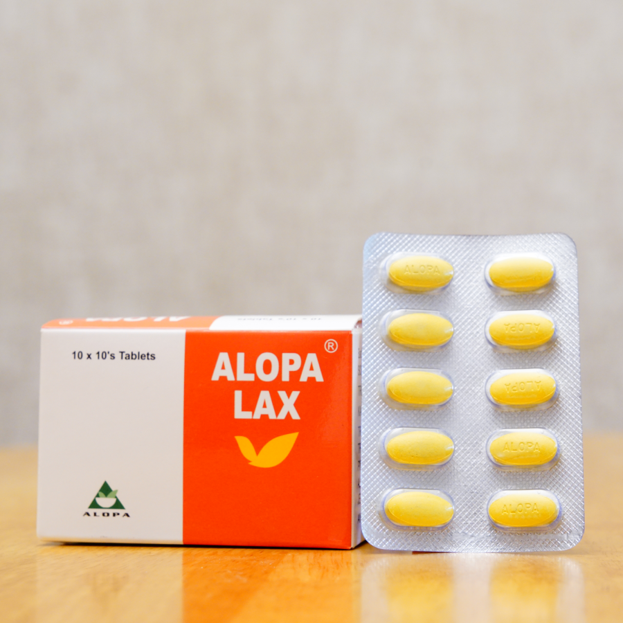 Herbal tablets for gentle constipation relief – Alopalax by Alopa