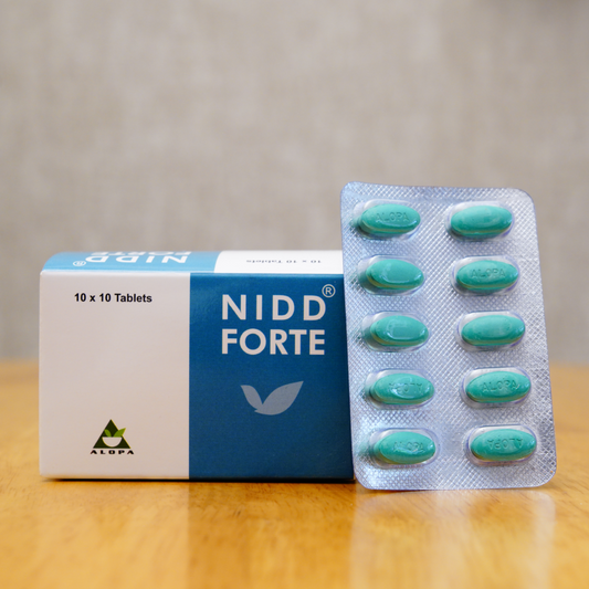 Blood sugar and PCOS support tablets – Nidd Forte by Alopa