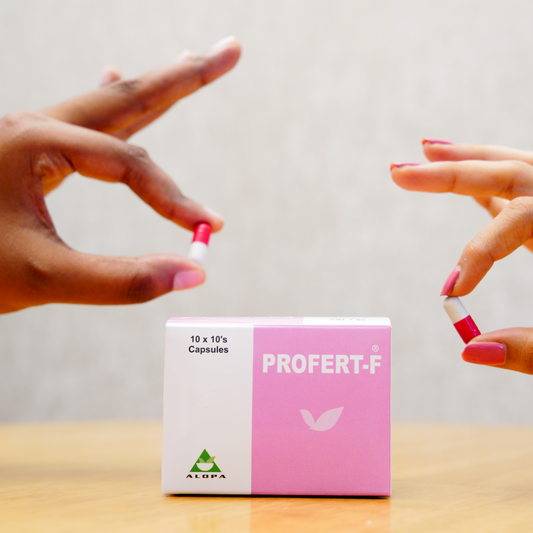 Ayurvedic fertility support for women – Profert-F by Alopa