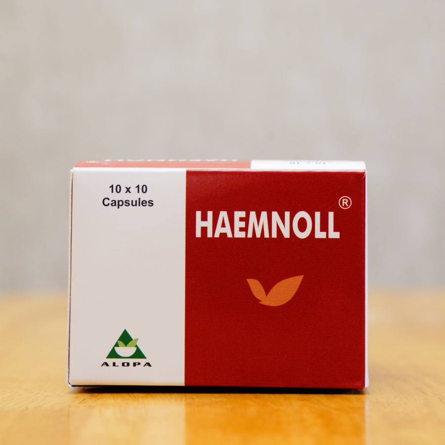 Natural iron and energy booster capsules – Haemnoll by Alopa