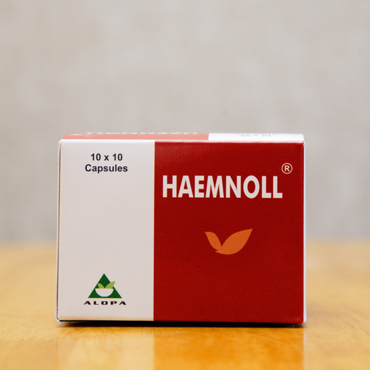Natural iron and energy booster capsules – Haemnoll by Alopa