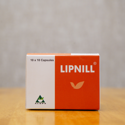 Cholesterol-lowering herbal capsules – Lipnill by Alopa