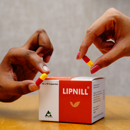 Cholesterol-lowering herbal capsules – Lipnill by Alopa
