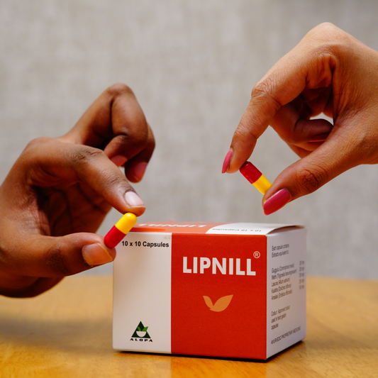 Cholesterol-lowering herbal capsules – Lipnill by Alopa