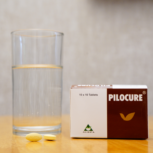 Ayurvedic piles and hemorrhoid relief tablets – Pilocure by Alopa