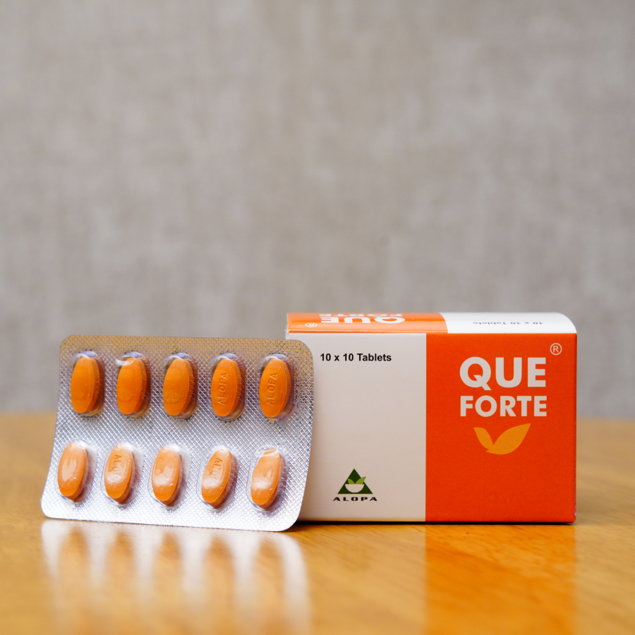 Natural stress relief and mood balance tablets – Que Forte by Alopa