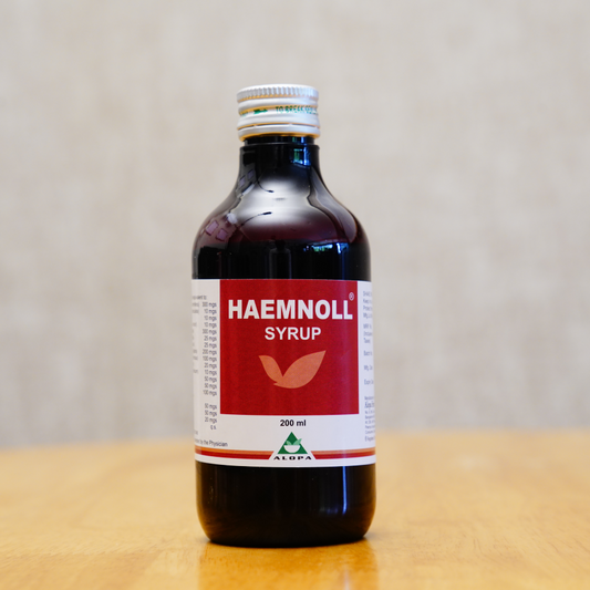 Herbal syrup for anemia and fatigue – Haemnoll by Alopa