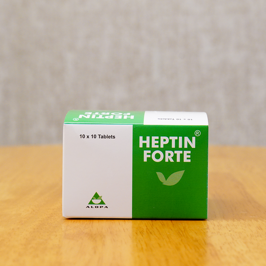 Ayurvedic liver detox and support tablets – Heptin Forte by Alopa
