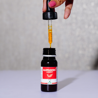 Herbal anti-inflammatory liniment for joint and muscle pain – Alopa